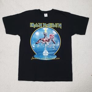 Iron Maiden Seventh Son Of The Seventh Son  T-Shirt 2 SIDE SIZE L
